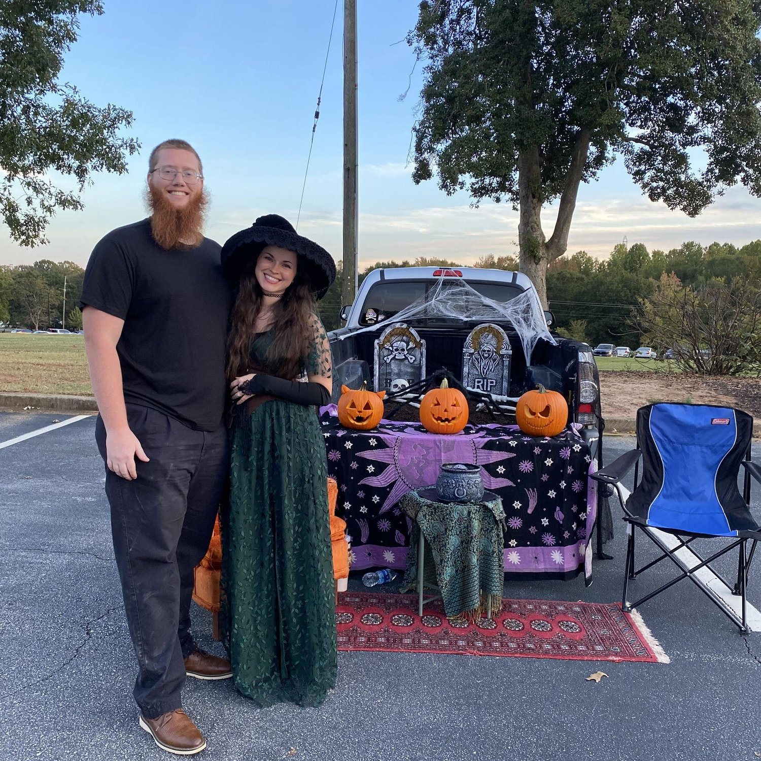 Trunk-or-Treat at Evan's Chiropractic school