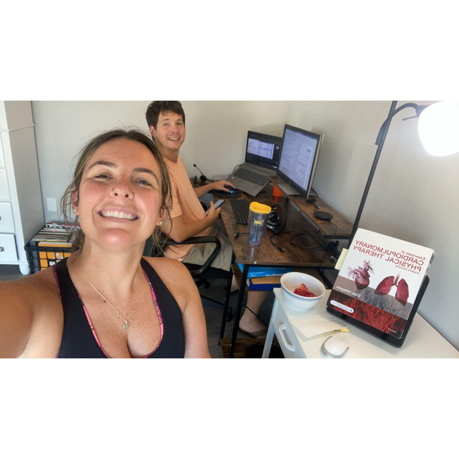 Sean & Karly move in to their first apartment together and spend multiple days a week working 2 feet apart... and they still like each other :) (August 2024)