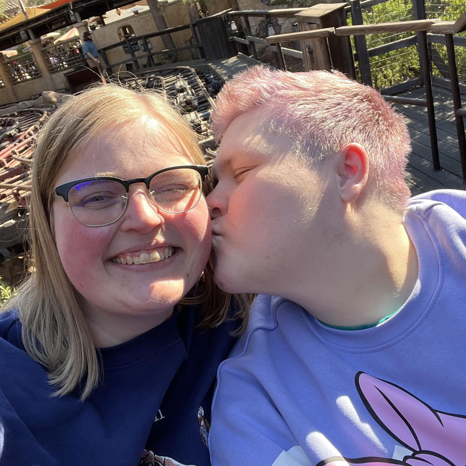 Another trip to Disney, this time with pink hair!