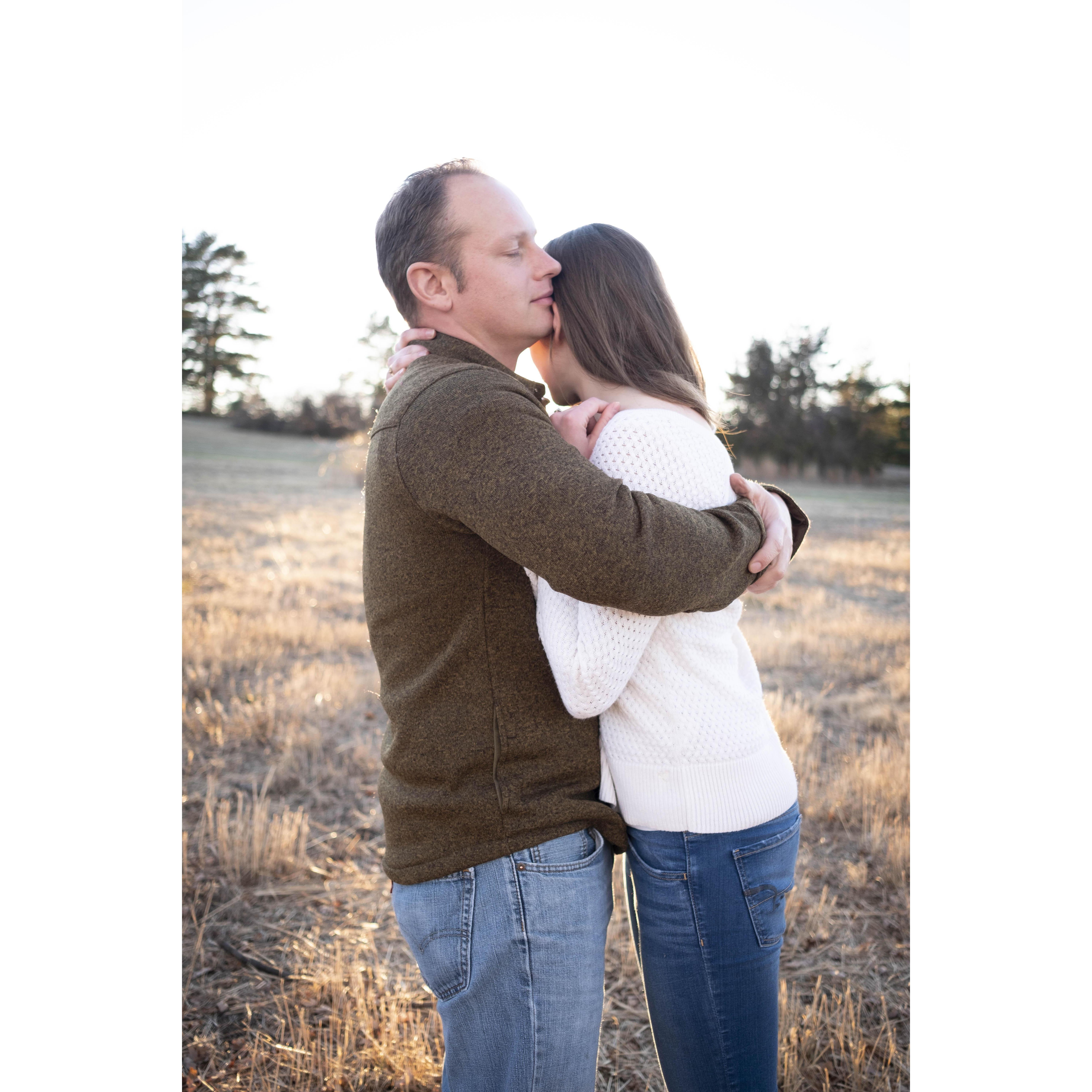 This man's embrace is an anchor for my heart.