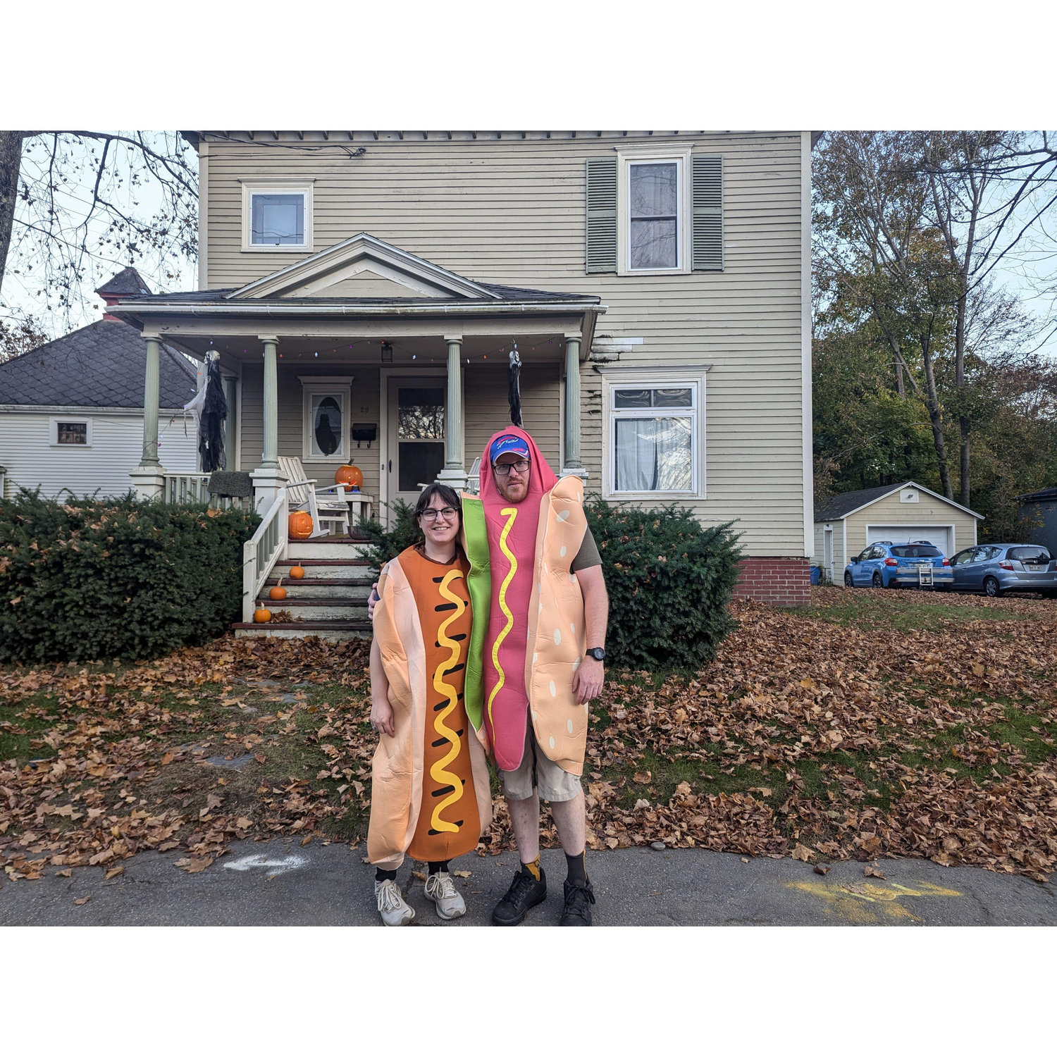 Our first Halloween in Maine. We gave out all 1,000 pieces of candy we bought!