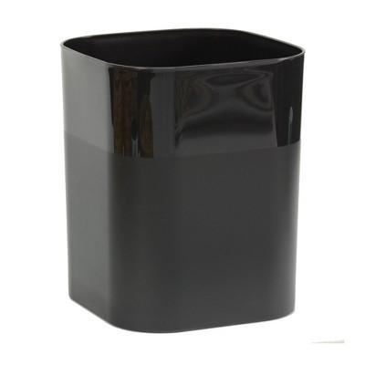 Plastic Bathroom Wastebasket Black - Room Essentials™