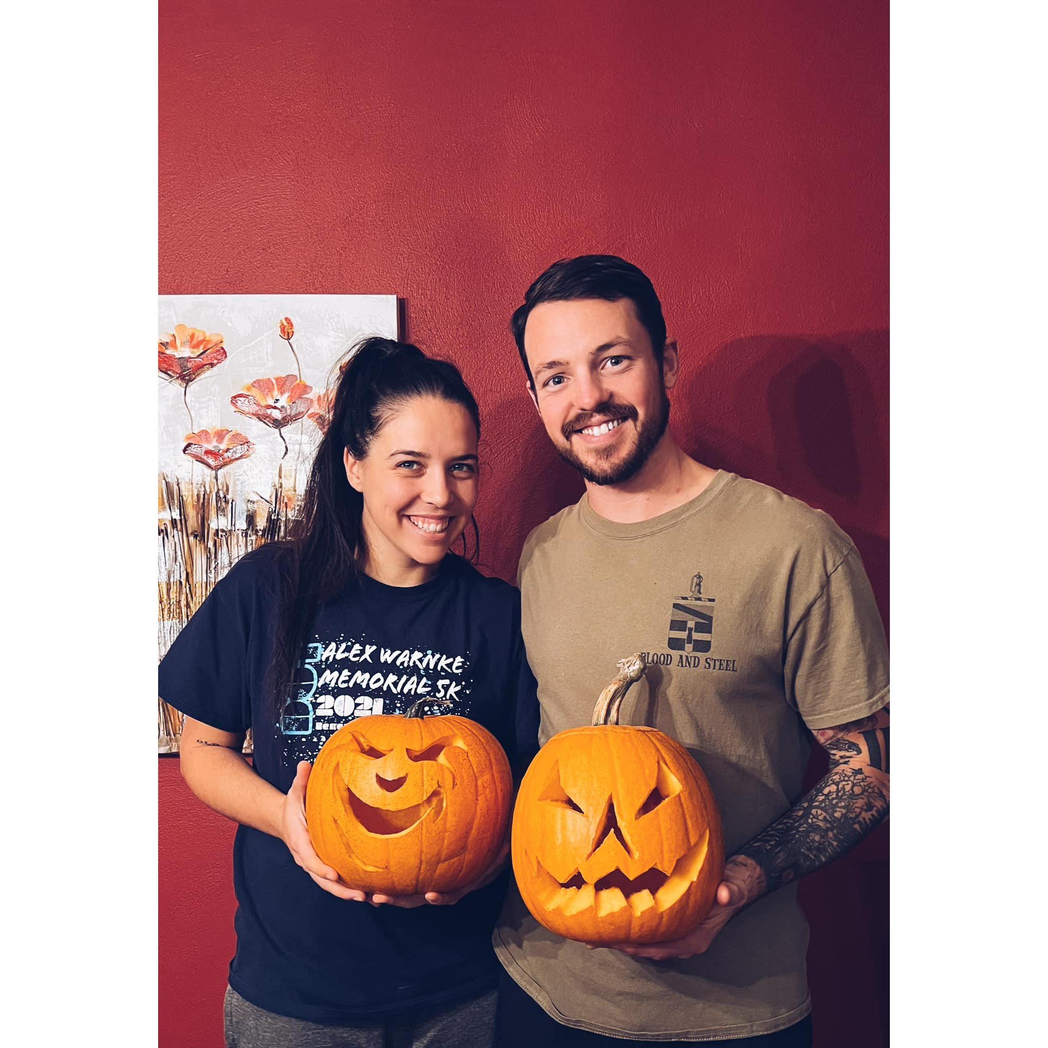 First of many times carving pumpkins together!