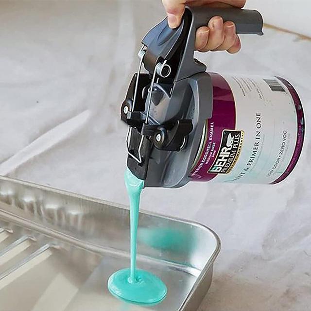 Mixing and Pouring Nozzle Paint Lid Drip-Free Paint Dispenser with Better Sealing, Universal Tool for Solvent and Waterborne Paints, Easy to Handle, Multicolor, 9.5cm, 15.5cm
