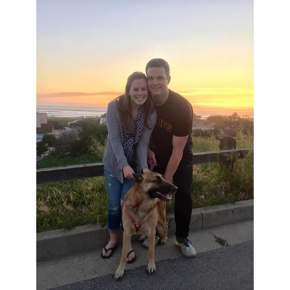 Kevin's surprise party in Morro bay