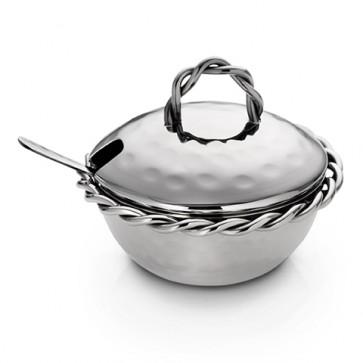 Paloma Sugar Bowl w/ Braided Wire