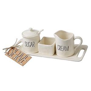 Mud Pie® Bistro Cream and Sugar Set