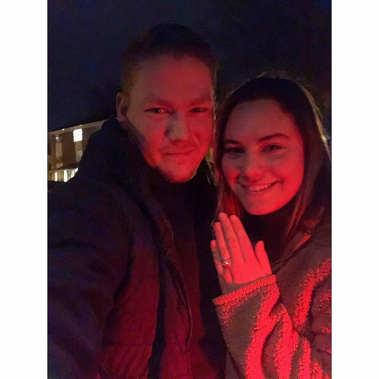 She said yes!