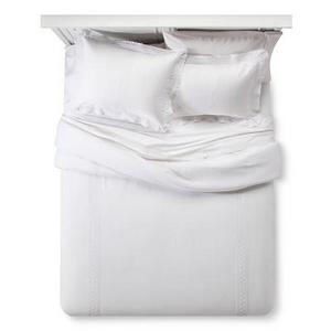 Crochet Trim Linen Blend Comforter Set - Simply Shabby Chic™