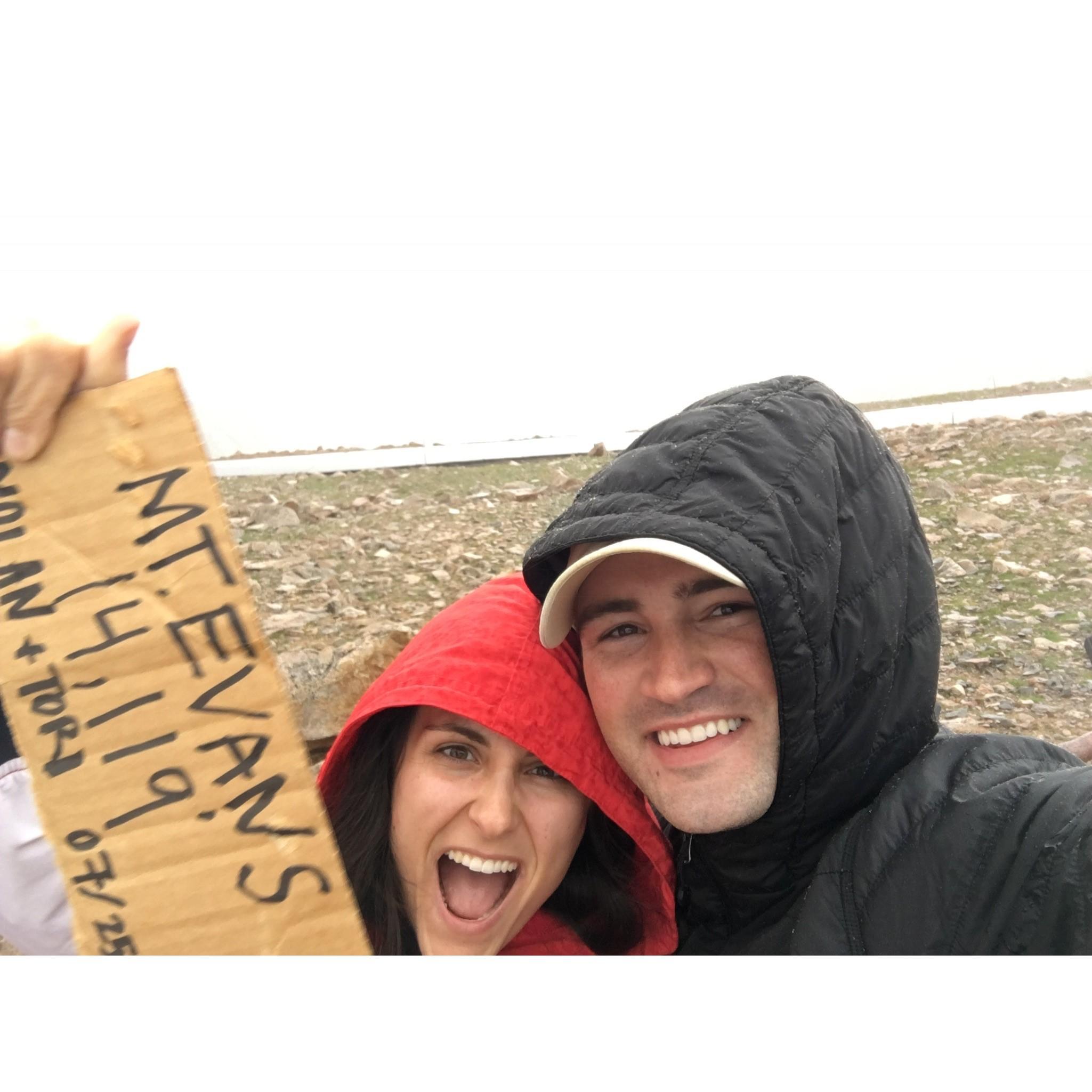 Hiked Mt. Evans just outside Denver