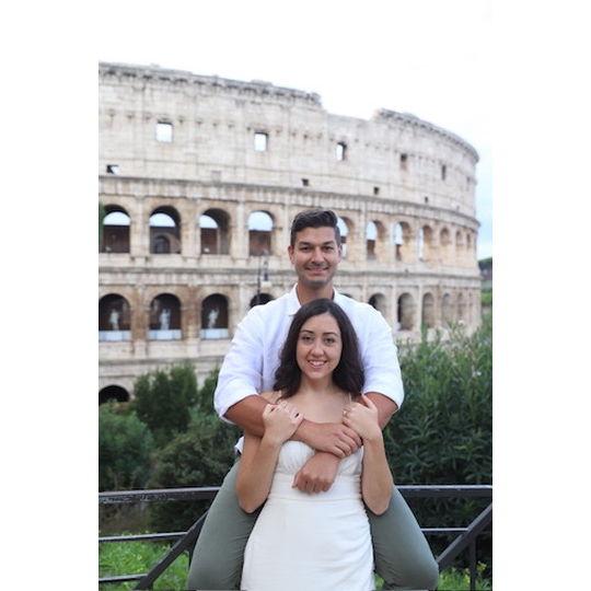Scenes from our engagement shoot in Italy! Colosseum