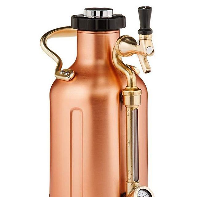 GrowlerWerks Copper uKeg Carbonated Growler, 64 oz