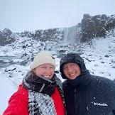 Cold Waterfall in Iceland