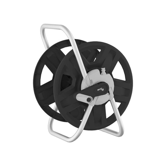 YESTAR Water Hose Reel Cart, Holds 65-130 Ft of 5/8 Inch Hose, Wall Mounted Garden Hose Cart, Portable Hose Reel for Convenient Storage and Watering
