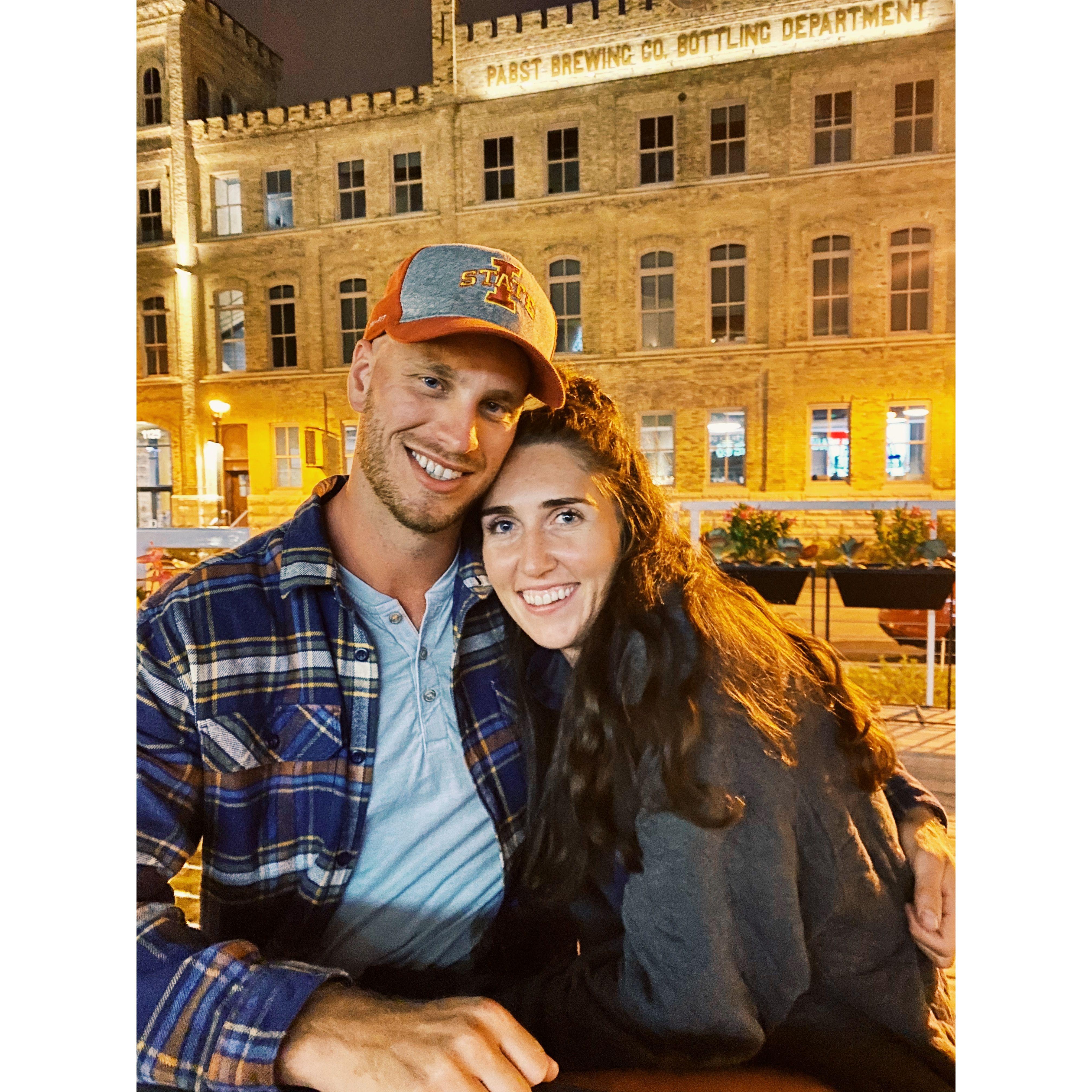 Our first photo taken by Peter & Becca Schneeman!