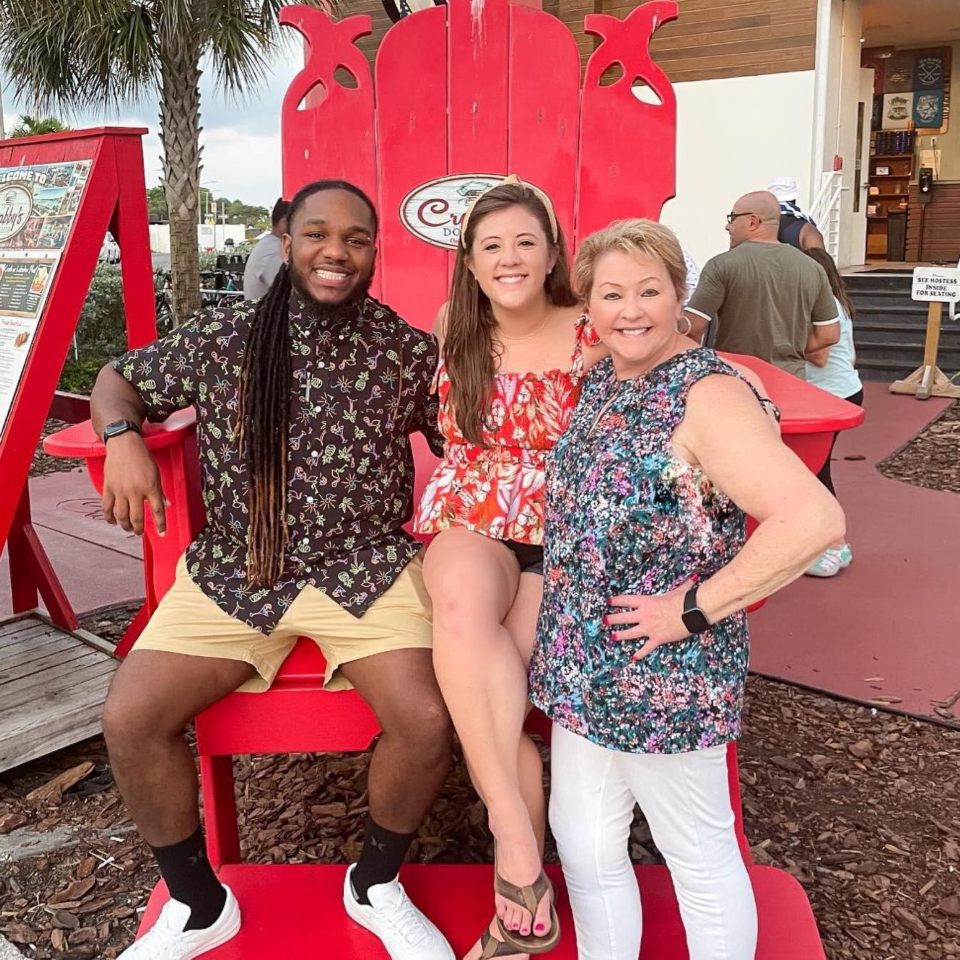 My cutie little family right here! The love that B and my mom have for each other is so special to me!