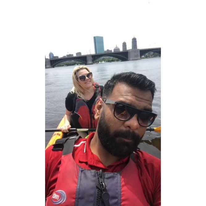 Kayaking on the Charles River