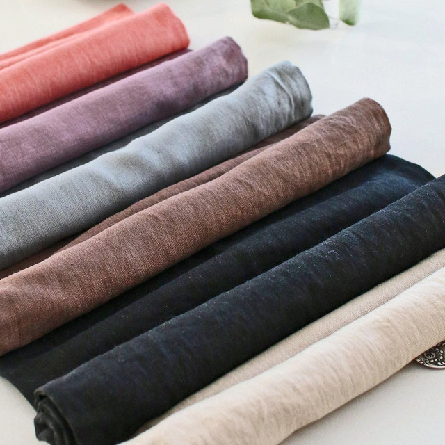 Linen Double layer placemats. Natural stonewashed linen placemat set. Double Linen placemants. Soft linen table placemats.