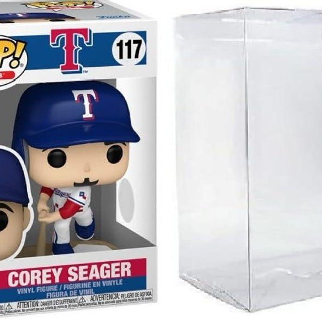 Funko Pop! Corey Seager Vinyl Figure #117 with Display Case