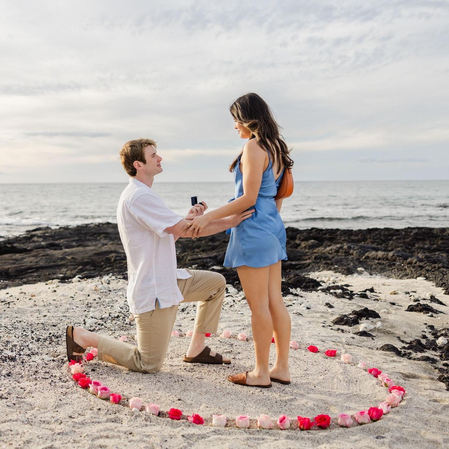 Christy and Travis got engaged in the Big Island of Hawaii