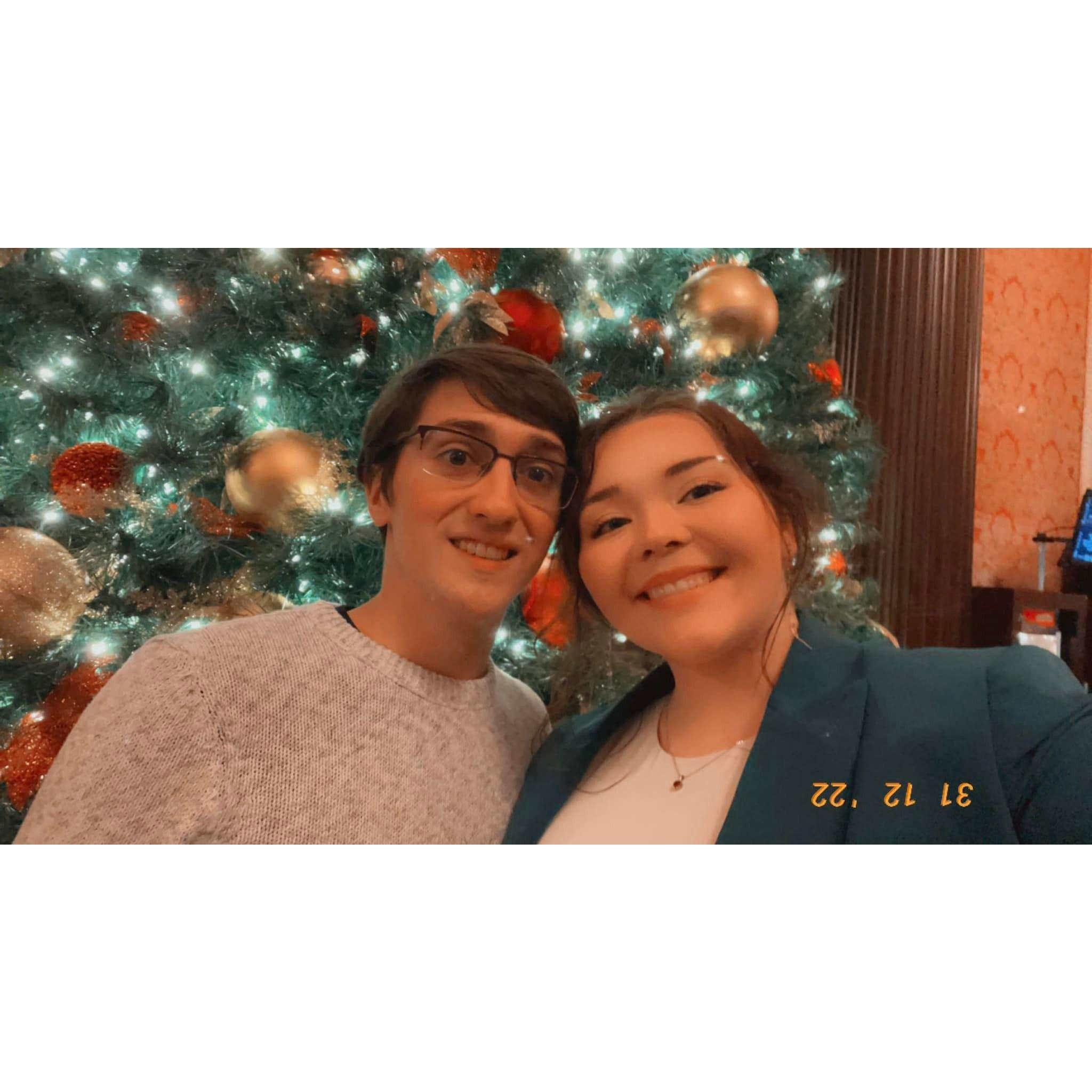 December 2022. We went to see Hamilton at Playhouse Square! (Audrey cried like a baby)