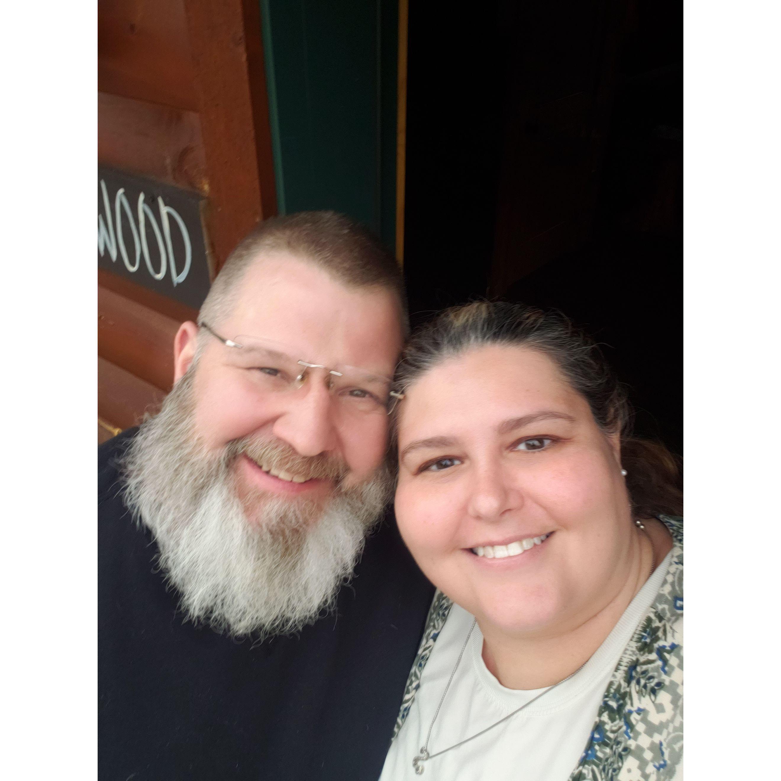 This year's birthday weekend in Amish Country. This picture was taken on the morning of my birthday (Valentine's Day). Later in the day, Doug would propose!!