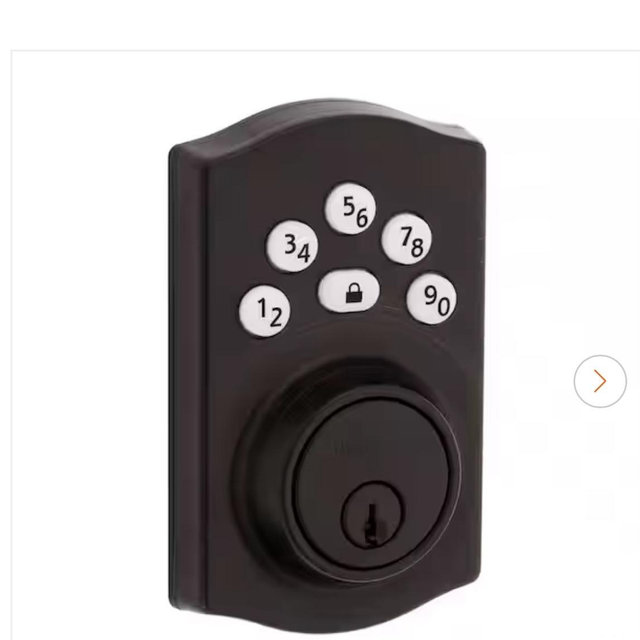 Deadbolt with number pad