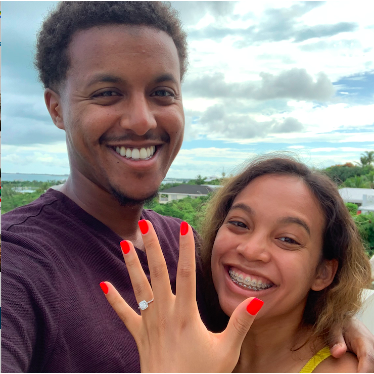 Engaged in Turks and Caicos