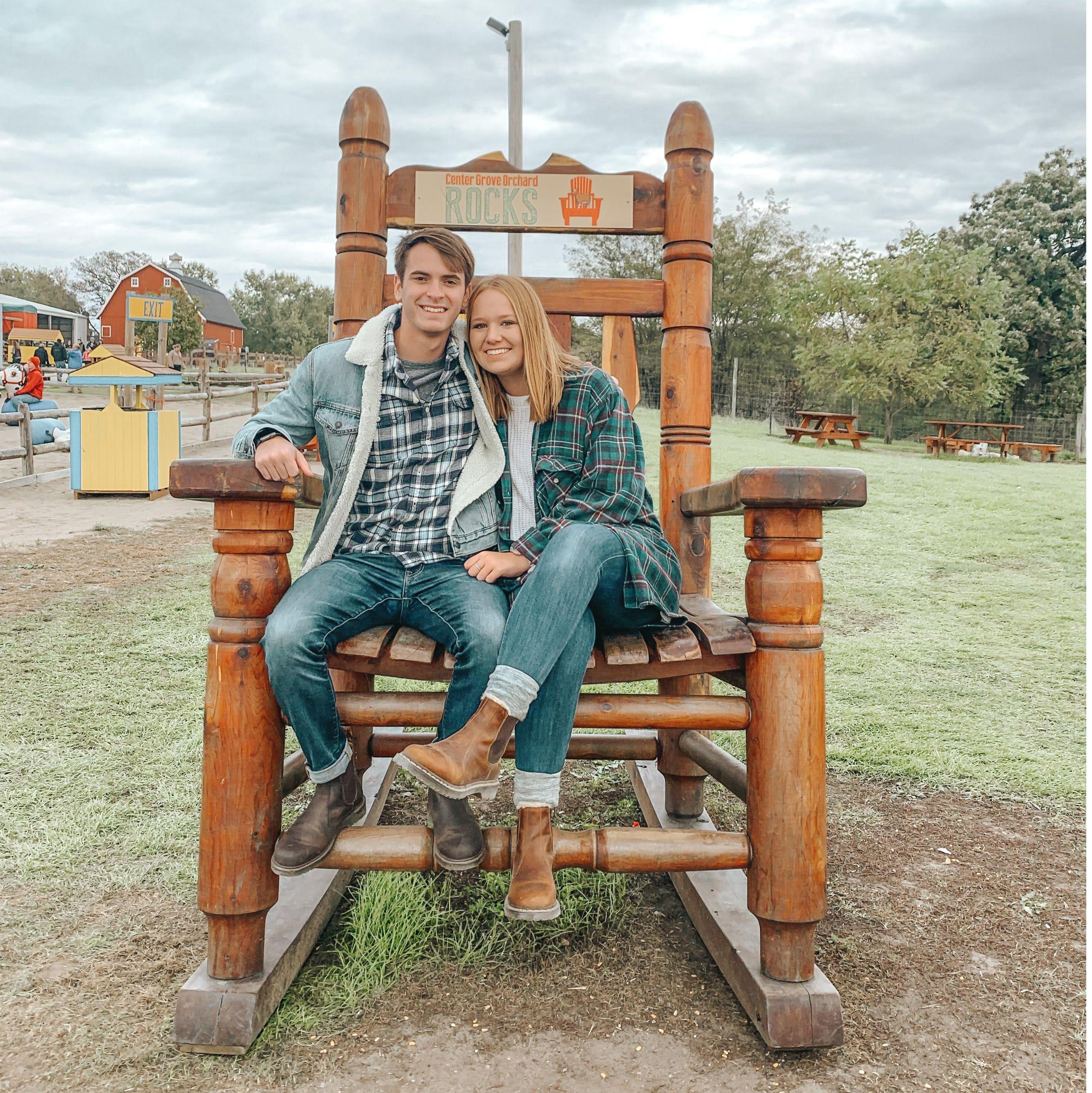 Our tradition to go to a pumpkin patch on our anniversary