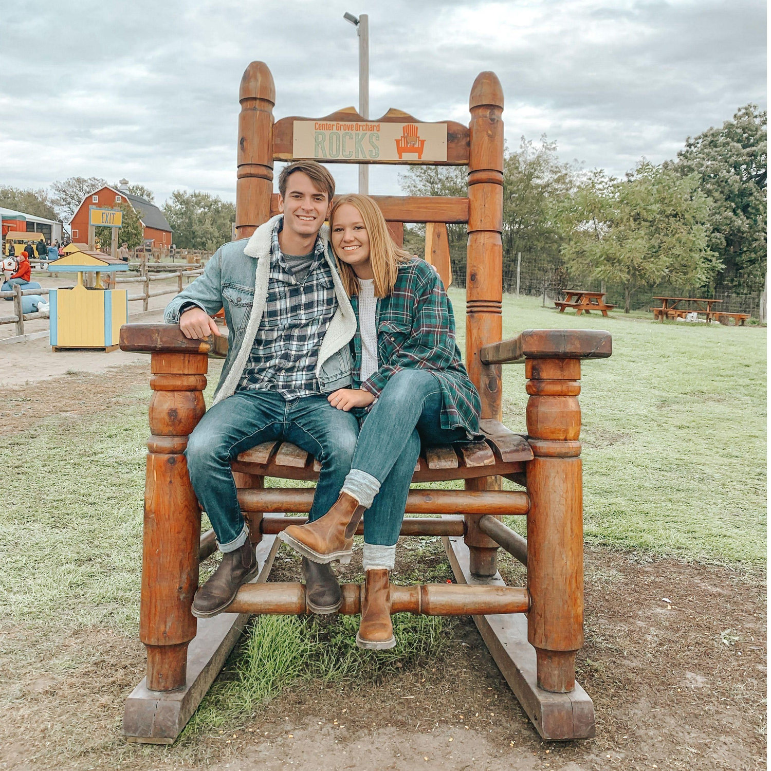 Our tradition to go to a pumpkin patch on our anniversary