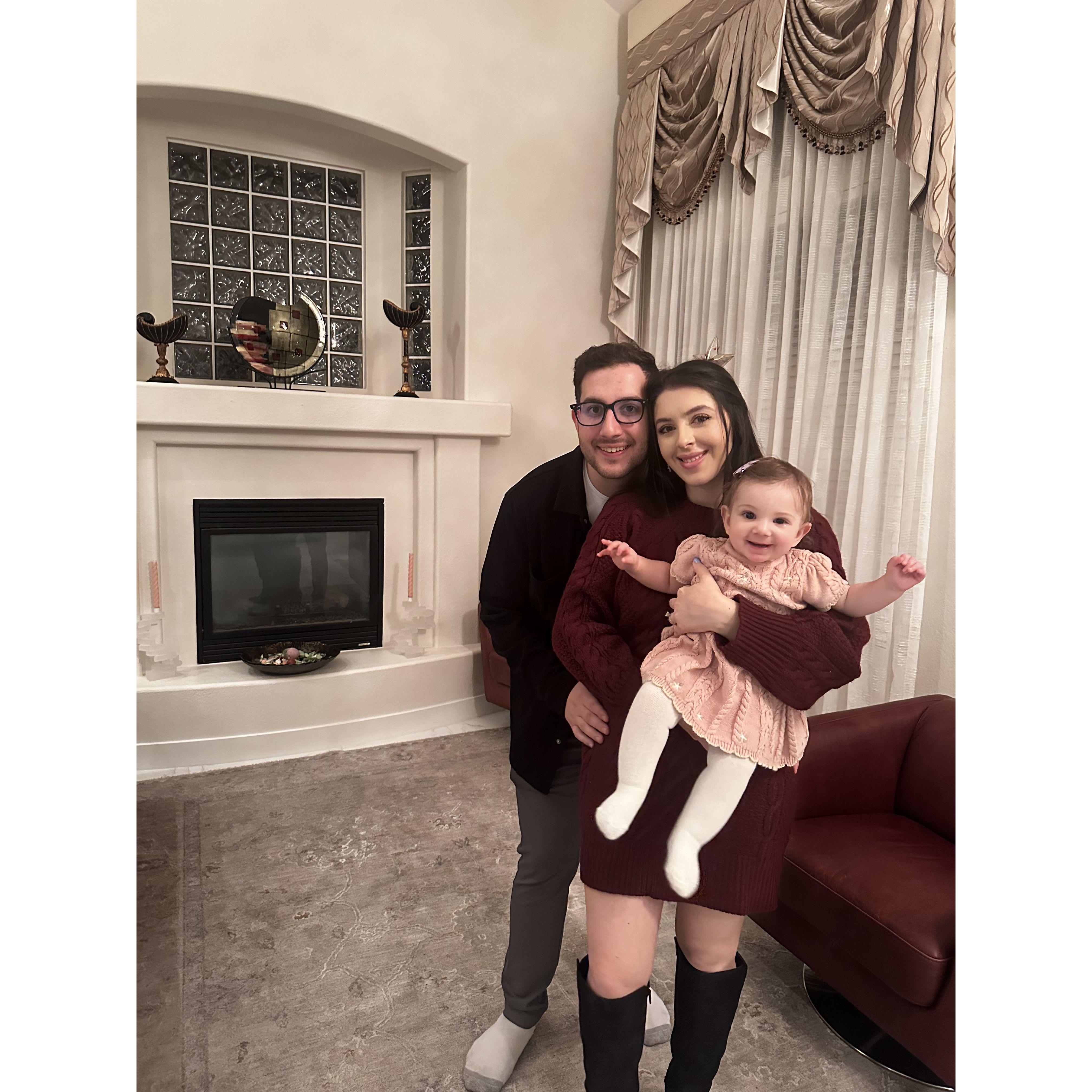 Family photo on Nick's birthday <3