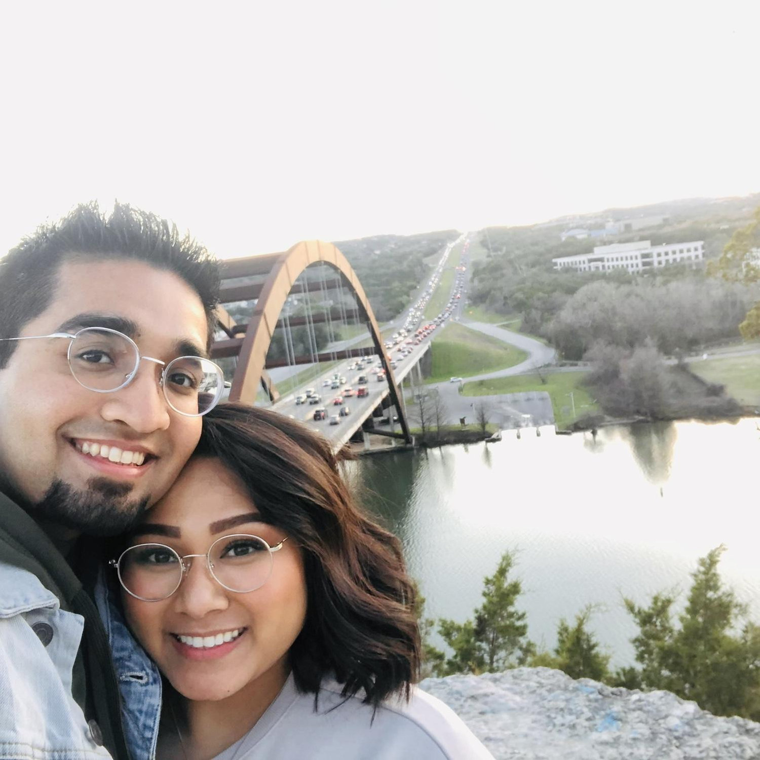 This photo was taken at the 360 bridge in Austin, TX.