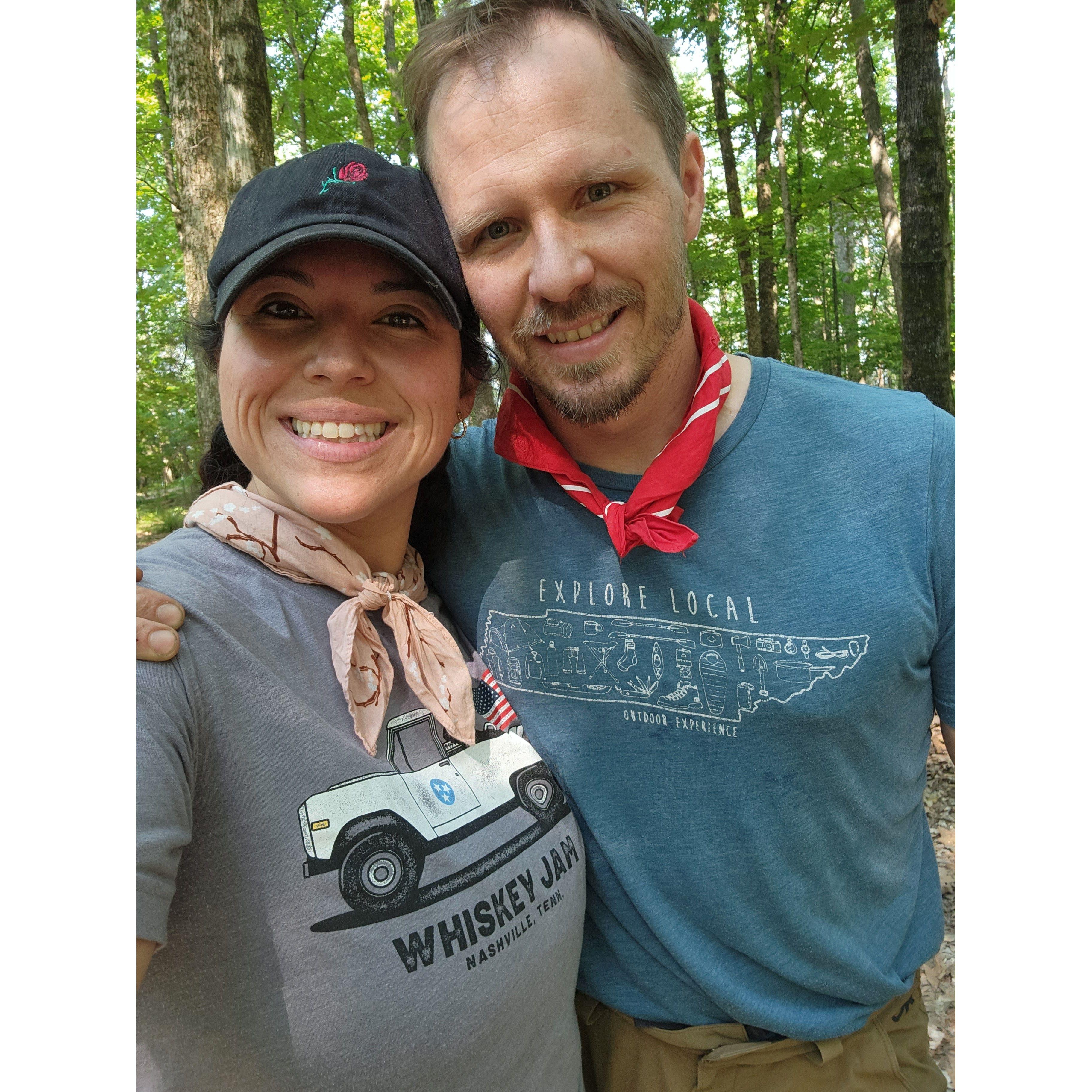 Backpacking trip 6 miles in and back out. The trip when we said "I love you" June 2023