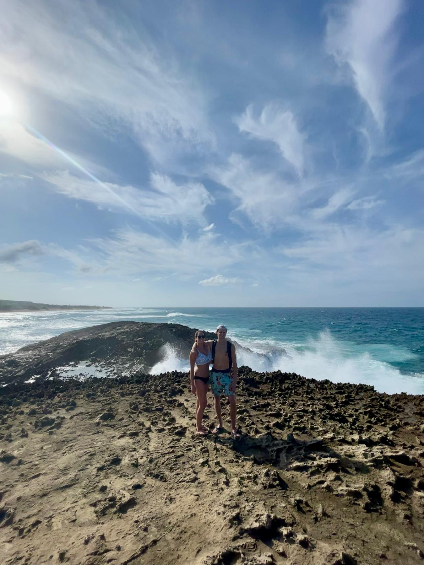 Enjoying the views in Puerto Rico