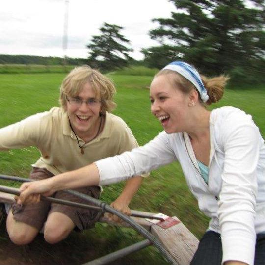 Look at Noah's baby face! We were so young and totally unaware we would get married someday.