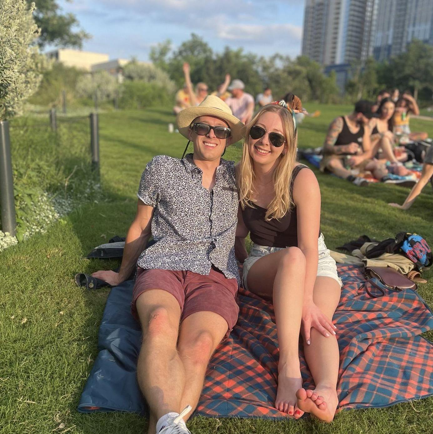 Enjoying our time in Austin, TX, during Sam's grad school days