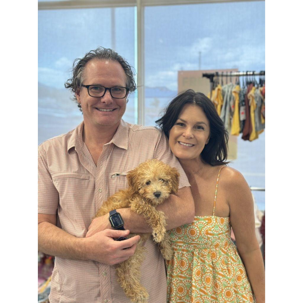 The day we adopted our mini poodle - Liko!