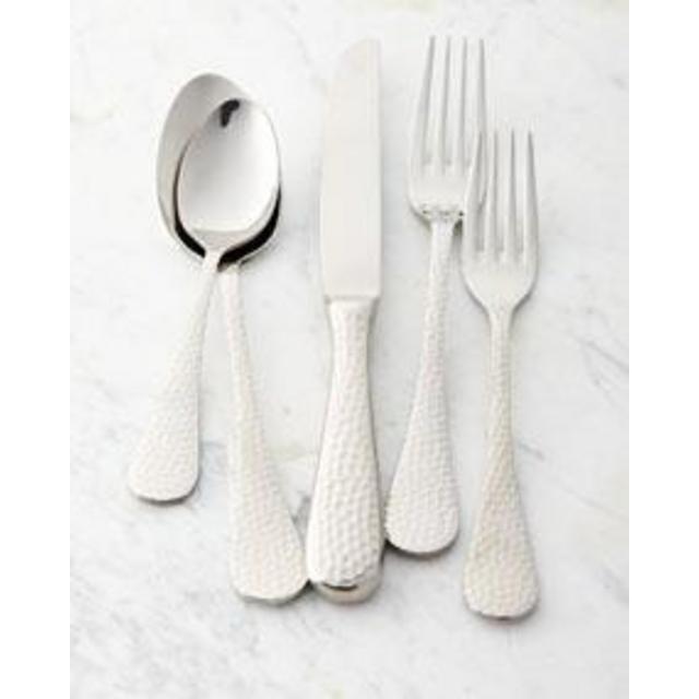 Wallace Silversmiths						Five-Piece Euro Hammered Flatware Place Setting