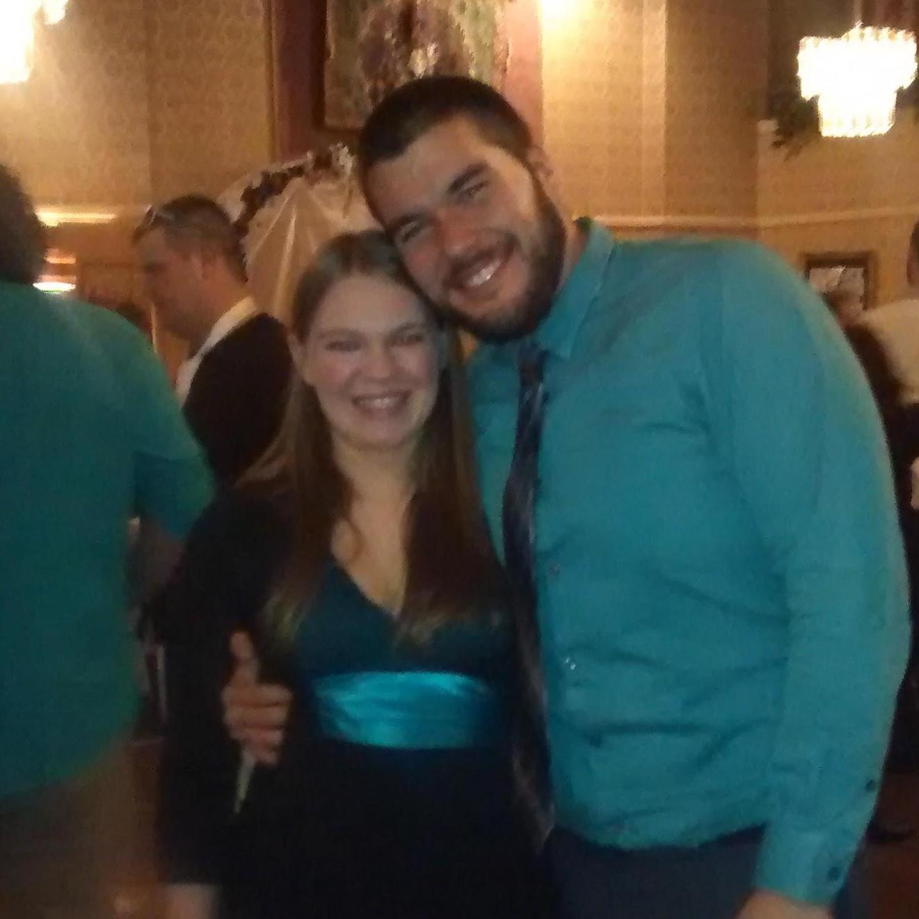 Our first rugby banquet together. Winter 2015