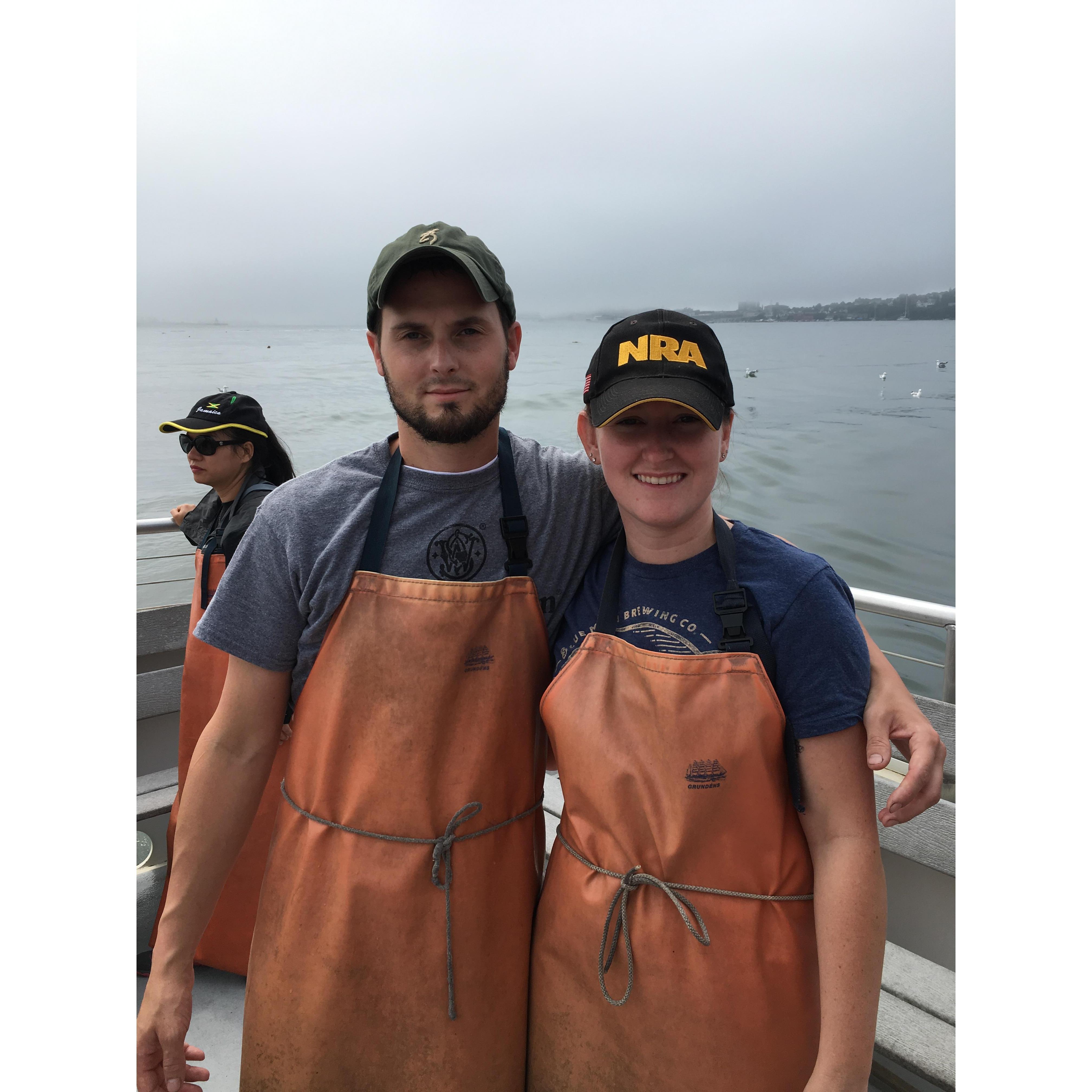 Lobstering in Maine!