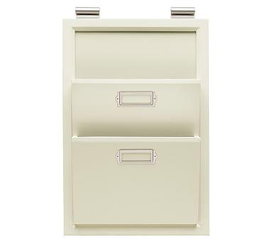 Letter Bin, White
