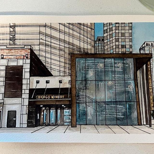 Chicago Winery print