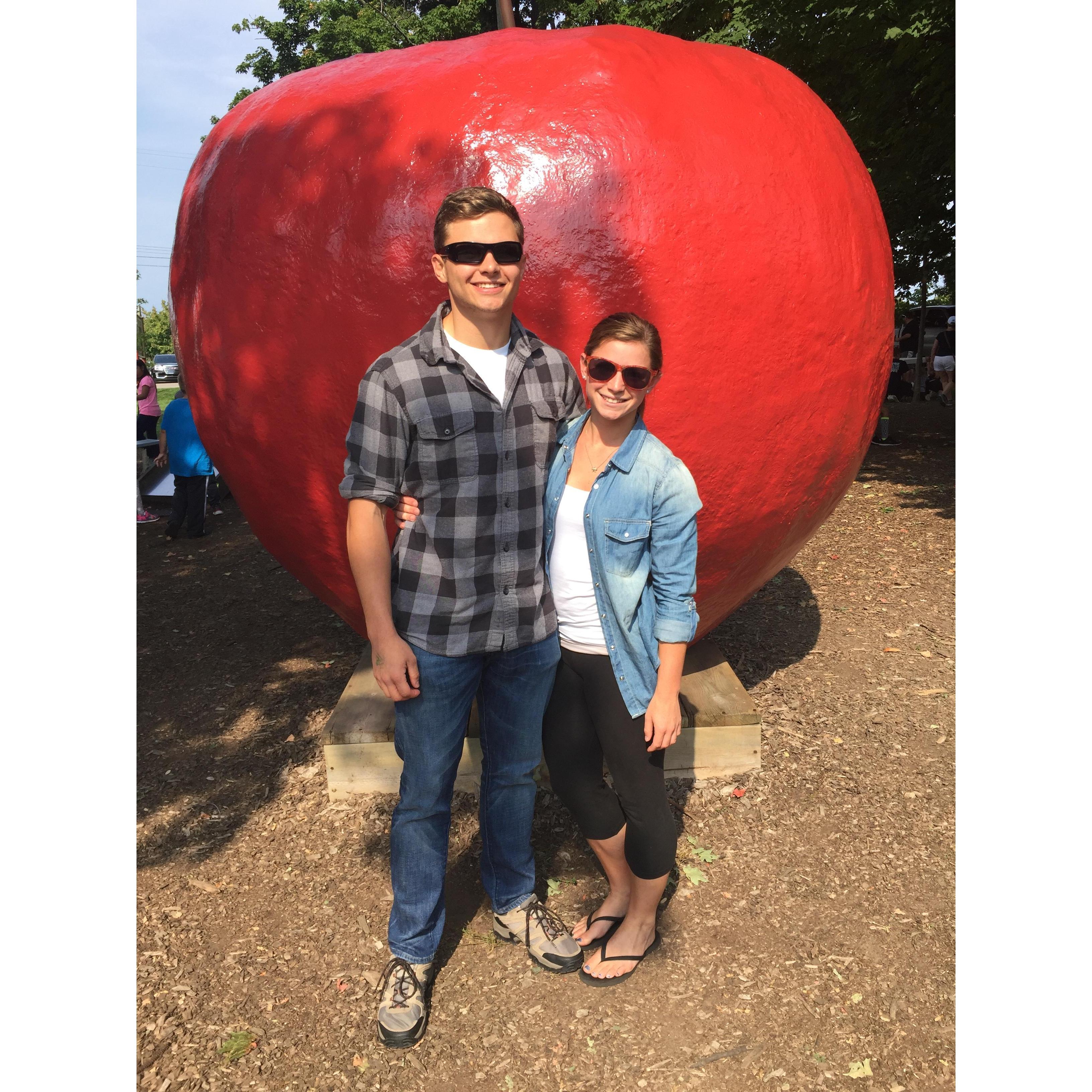 Second date: Robinettes Apple Orchard. Fall 2016
