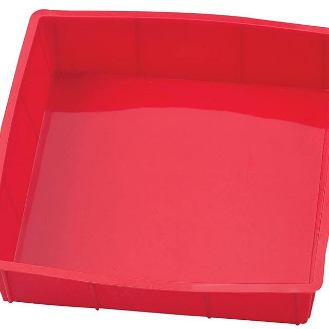 Mrs. Anderson’s Baking 43636 9-Inch Square Cake Pan, Non-Stick European-Grade Silicone