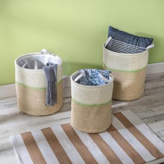3-Piece Nesting Basket with Handle