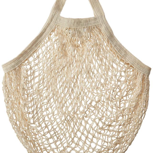 Eco-Bags Products String Bag Tote Handle Natural, Organic Cotton