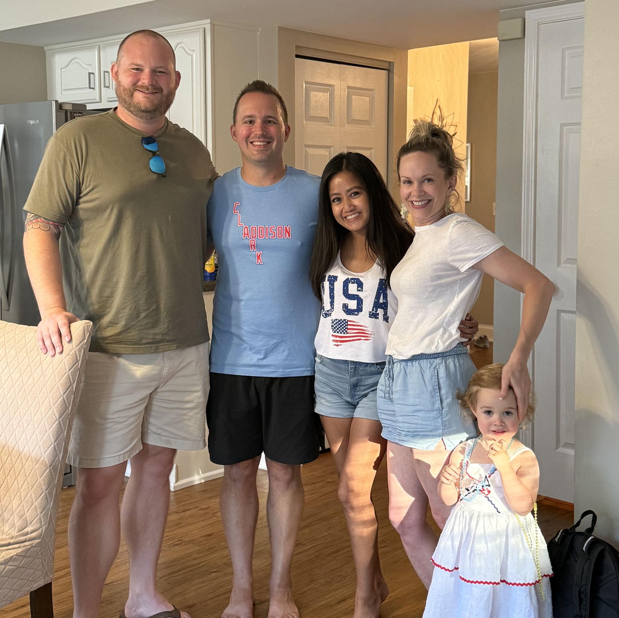 4th of July party with our friends Nick & Sarah