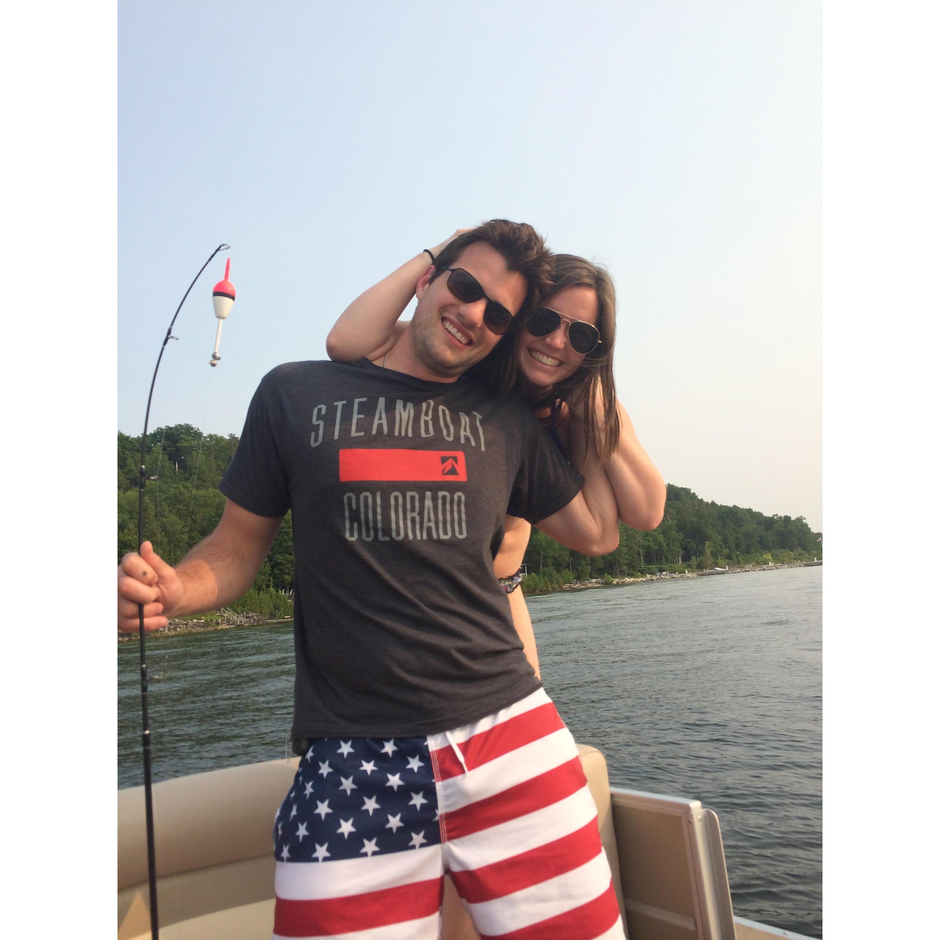 4th of July 2015, first trip to Door County with the Fess'