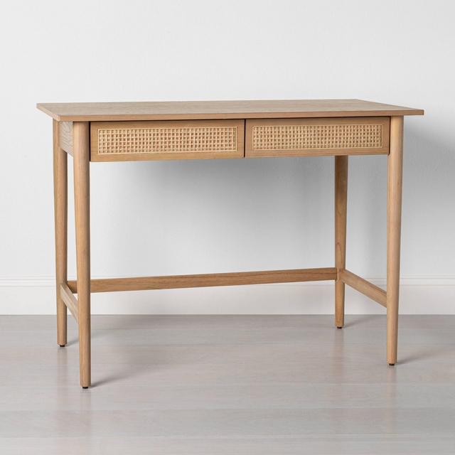 Wood & Cane Desk - Hearth & Hand™ with Magnolia