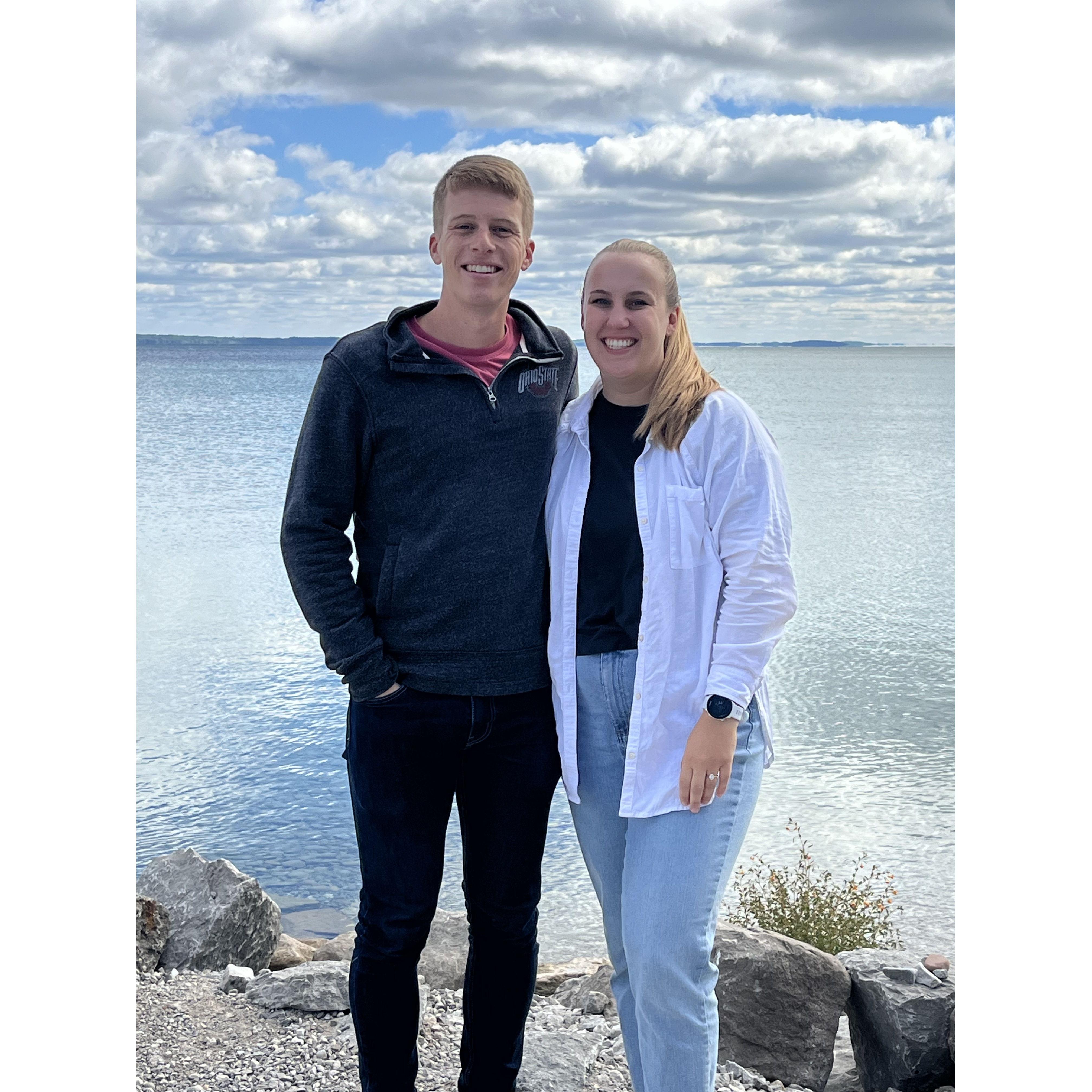 Back in Traverse City touring wedding venues